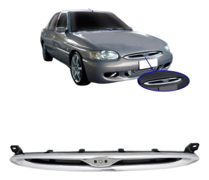 Grade Dianteira Escort Zetec Sw 97 98 99 00 01 02 Cromada