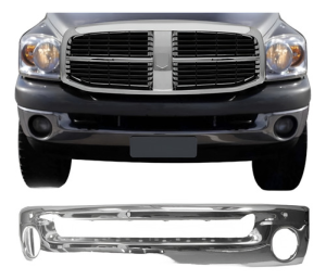 Parachoque Dianteiro Dodge Ram 2006 2007 2008 2009 Cromado