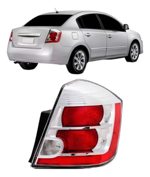 Lanterna Para Nissan Sentra 2007 08 09 2011 Traseira Bicolor