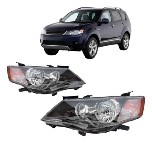 Farol Outlander 2008 2009 Fumê Eletrico