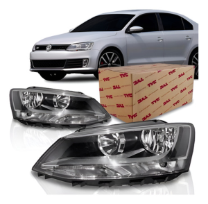 Farol Jetta 2011 2012 2013 Mascara Negra Tyc