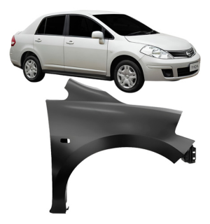 Paralama Nissan Tiida 2007 2008 2009 2010 2011 2012 Com Furo
