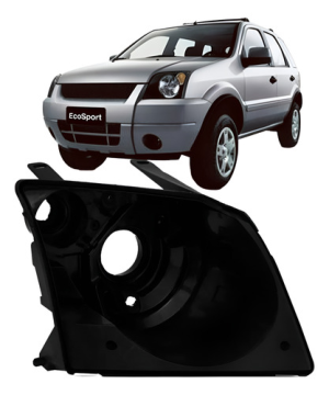 Carcaça Farol Ecosport 2004 A 2007