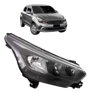 Farol Dianteiro Argo 2017 2018 2019 2020 21 22 2023 Com Led