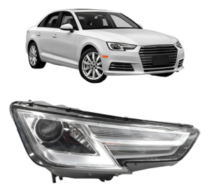 Farol Audi A4 2016 A 2019 Elétrico C/ Motor C/ Led