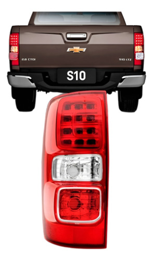 Lanterna Chevrolet S10  2012 2013 Modelo Ltz Led Esquerdo