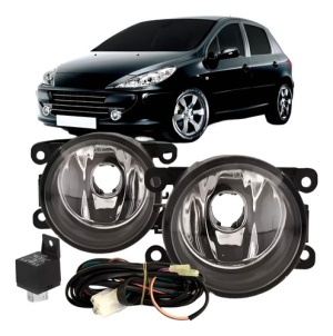 Kit Farol Auxiliar Para Peugeot 307 2006/2012 Sem Moldura