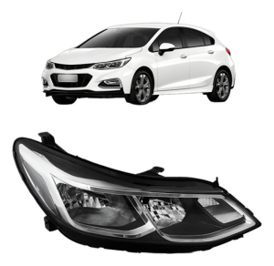 Farol Cruze Lt 2017 A 2022 Manual Sem Led S/ Projetor