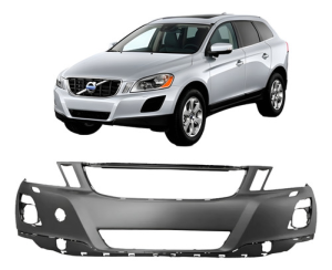 Parachoque Dianteiro Volvo Xc60 2008 A 2014 Furo Esguicho
