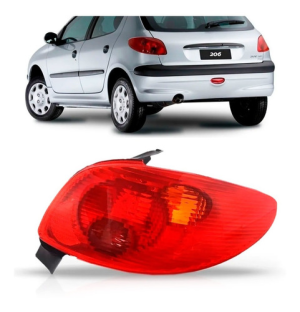 Lanterna Traseira Para Peugeot 206 2004 A 2010