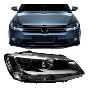 Farol Jetta 2016 2017 2018 Manual Com Led Modelo Original
