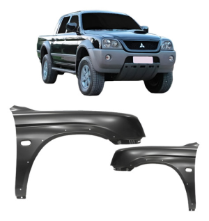 Paralama L200 Sport Outdoor 04 05 06 07 08 Furo Para Pisca