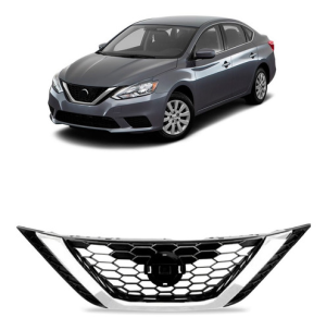 Grade Radiador Cromado Sentra 2022 2023