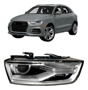 Farol Audi Q3 2015 16 17 18 2019 Elétrico Com Xênon Esquer