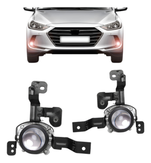 Farol Milha Elantra 2017 2018 Com Suporte Modelo Original