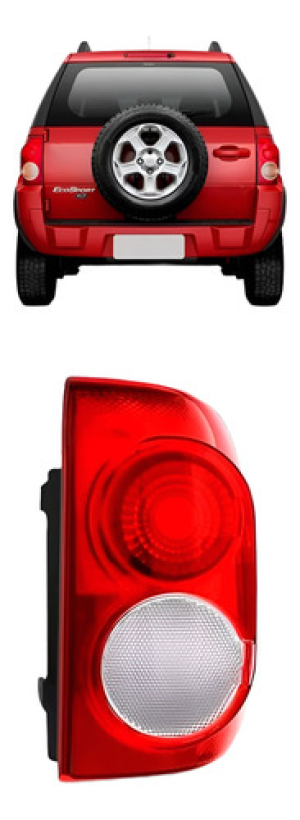 Lanterna Traseira Ecosport Freestyle 2008 A 2012 Cristal