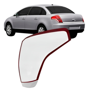 Jogo Lente Sinaleira Traseira C4 Pallas 2007 2008/2011 Sedan
