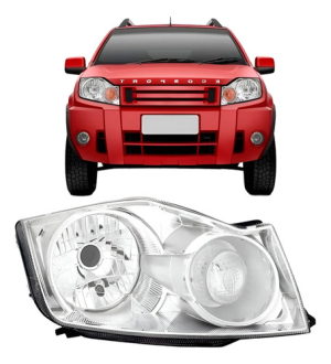 Farol Ecosport 2008 2009 2010 2011 2012 Cromado