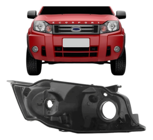Par Carcaça Reparo Farol Ecosport 2008 2009 2010 11 2012