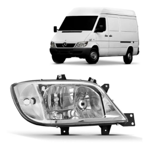 Farol Sprinter 2003 A 2011 C/auxiliar Liso Modelo Original