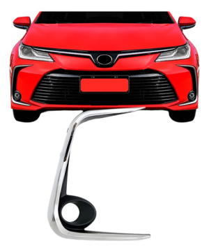 Moldura Grade Lateral Parachoque Dianteiro Corolla 2020 2021