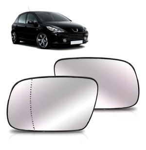 Lente Retrovisor Peugeot 307 2001 A 2012 Asférico