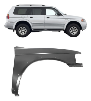Paralama Pajero Sport 2000 01 02 03 04 05 2006 Mega Desconto
