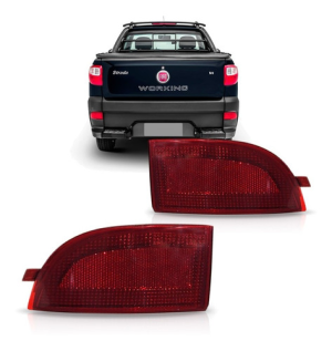 Refletor Olho De Gato Strada 2014 2015 2016 2017 Traseiro