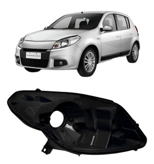 Carcaça Farol Sandero 2012 A 2014