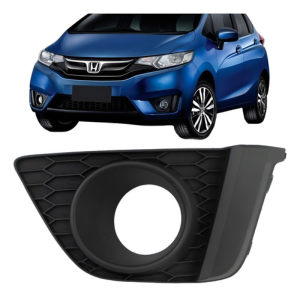 Tela Moldura Milha Auxiliar Honda Fit 2015 2016 2017 C/ Furo
