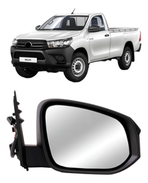 Retrovisor Eletrico C/capa Texturizada Hilux 2016 A 2021