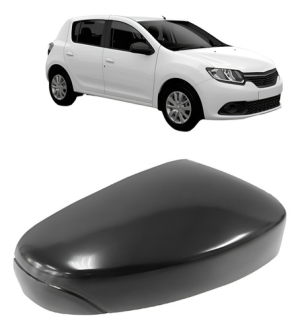 Capa Retrovisor Sandero Logan 2015 Sem Pisca Liso C/garantia