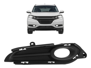 Moldura Milha Hrv 2015 2016 2017 Com Furo Aro Preto