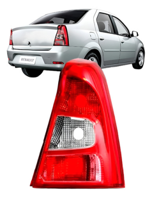 Lanterna Para Renault Logan 2011 2012 2013 Bicolor