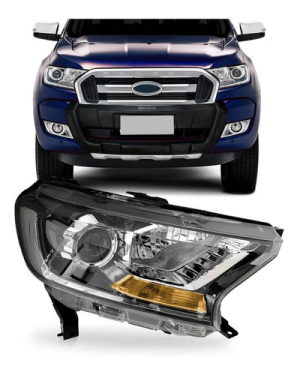 Farol Ranger 2016 2017 2018 2019 Cromado Com Pisca Âmbar
