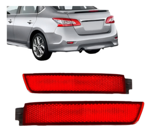 Par Refletor Parachoque Traseiro Sentra 2014 2015 2016