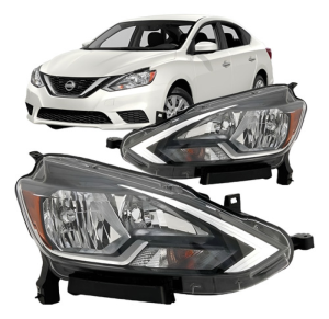 Farol Sentra 2016 2017 2018 Mascara Negra Sem Led