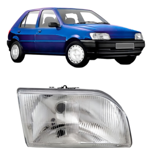 Farol Ford Fiesta 1994 1995 1996 Cromado