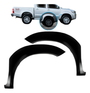 Alargador Vão Da Roda Hilux Srv/sw4 2012 Á 2015 Dianteiro
