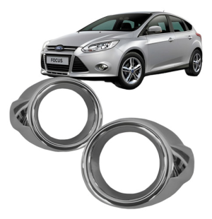Moldura Farol Milha Focus 2014 2015 Cromada