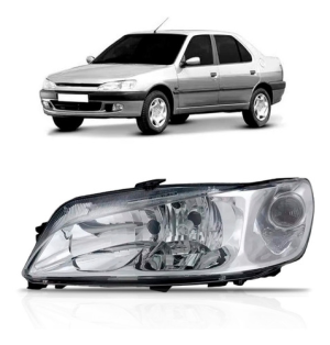 Farol Para Peugeot 306 99 A 2003 Foco Duplo Modelo Original