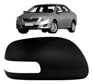 Capa Retrovisor Corolla 2009 A 2013 C/furo Preto