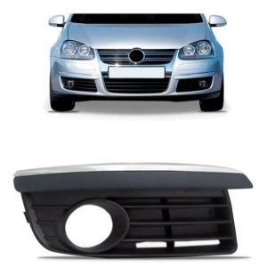 Moldura Milha Auxiliar Jetta 2006 A 2010 C/friso Cromado