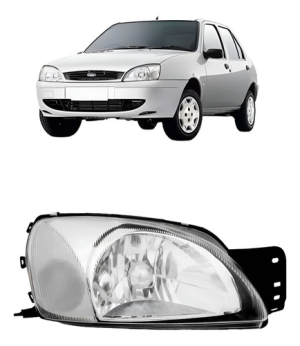 Farol Com Pisca Cristal Fiesta 2000 2001 2002
