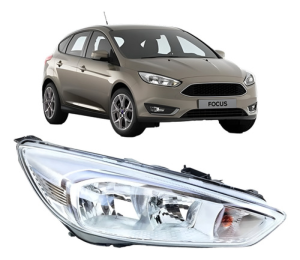 Farol Focus 2015 A 2017 Eletrico Cromado S/led C/projetor