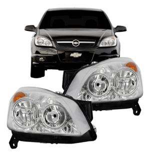 Farol Vectra 2006 2007 2008 Cromado Chevrolet