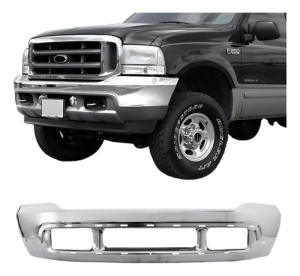 Parachoque F250 E F350 1999 2000 01 A 2006 Dianteiro Cromado