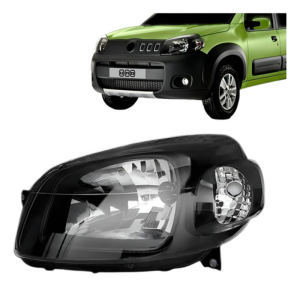 Farol Uno Way Sport 2011 2012 2013 2014 Fumê Preto  Tyc