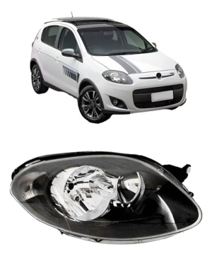 Farol Mascara Negra Palio 2012 A 2017