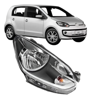 Farol Up 2014 A 2016 Manual/eletrico Friso Cinza C/ Garantia